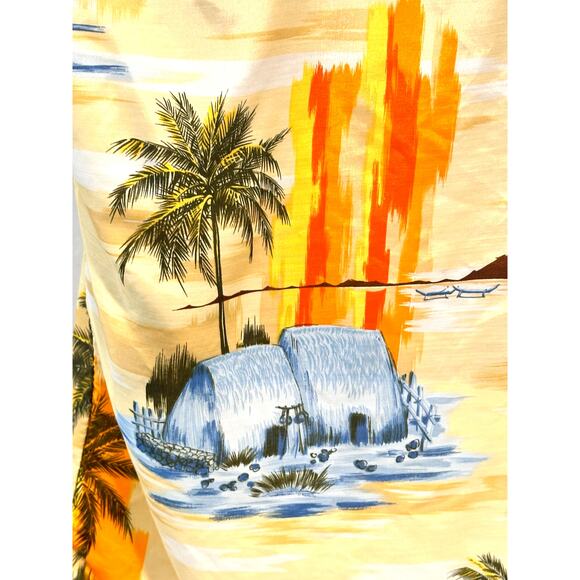 Sundek Vintage Men’s Size Large Rayon Hawaiian Shirt Excellent Condition w/Tags - Picture 6 of 10